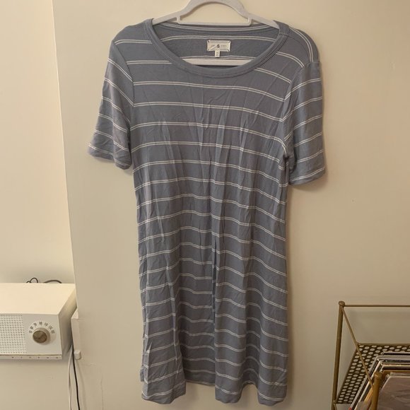 Lou & Grey Signature Soft Striped Swing Dress - Picture 1 of 3